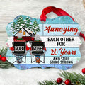 Personalized Christmas Ornaments For Couple Annoying Each Other For Years