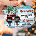 Personalized Christmas Ornaments For Couple Annoying Each Other For Years