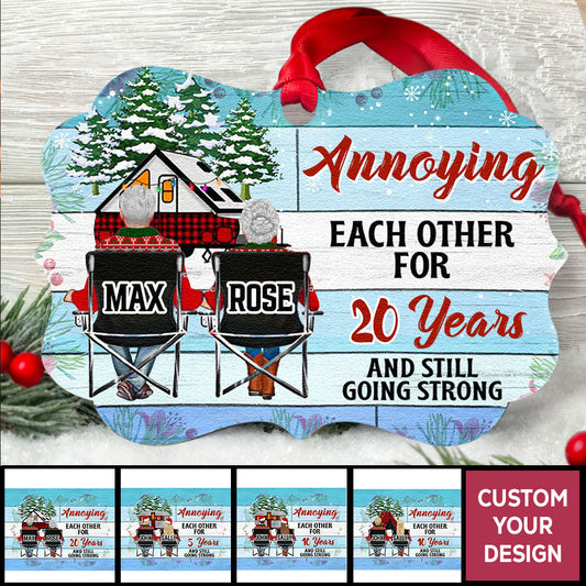 Personalized Christmas Ornaments For Couple Annoying Each Other For Years