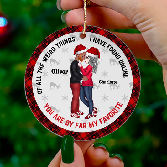 Personalized Christmas Ornaments For Couples