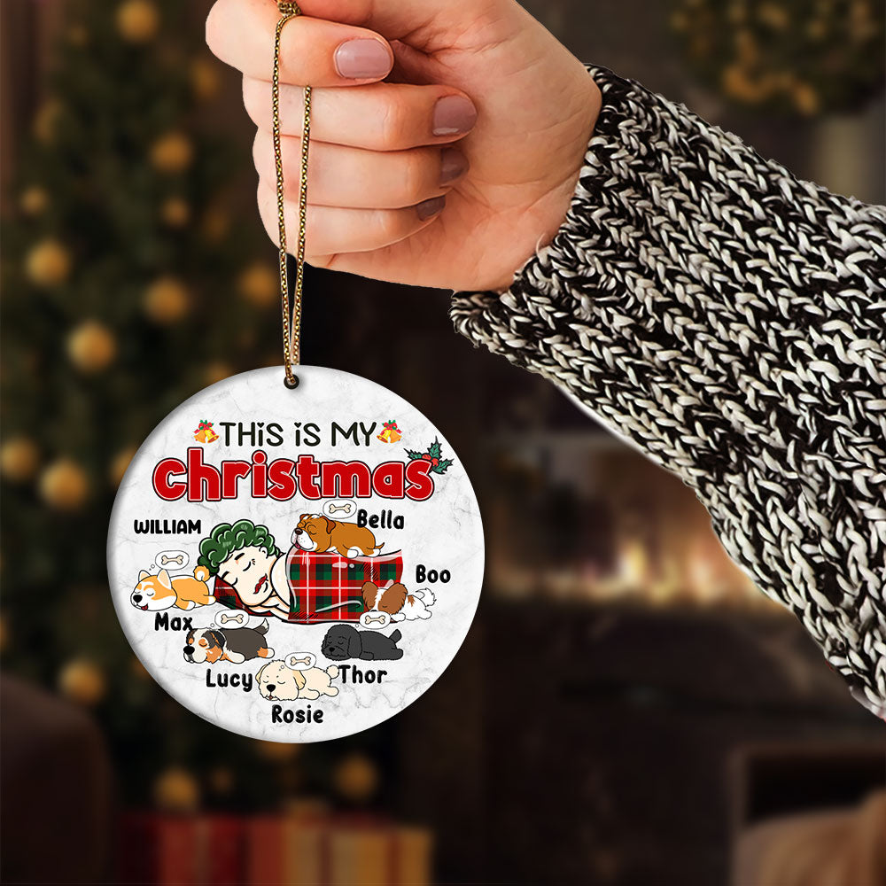 Personalized Christmas Ornaments  Is My Christmas For Dog Lovers