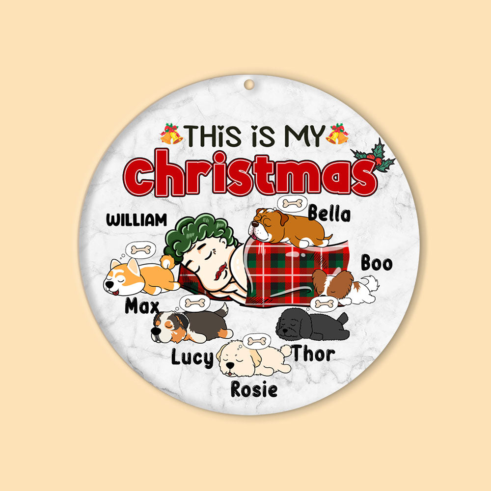 Personalized Christmas Ornaments  Is My Christmas For Dog Lovers