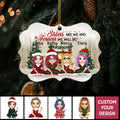 Personalized Christmas Ornaments Sisters Are We And Forever We Will Be