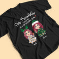 Personalized Christmas Shirt For Besties Our Friendship Is A Tre Blessing To Me