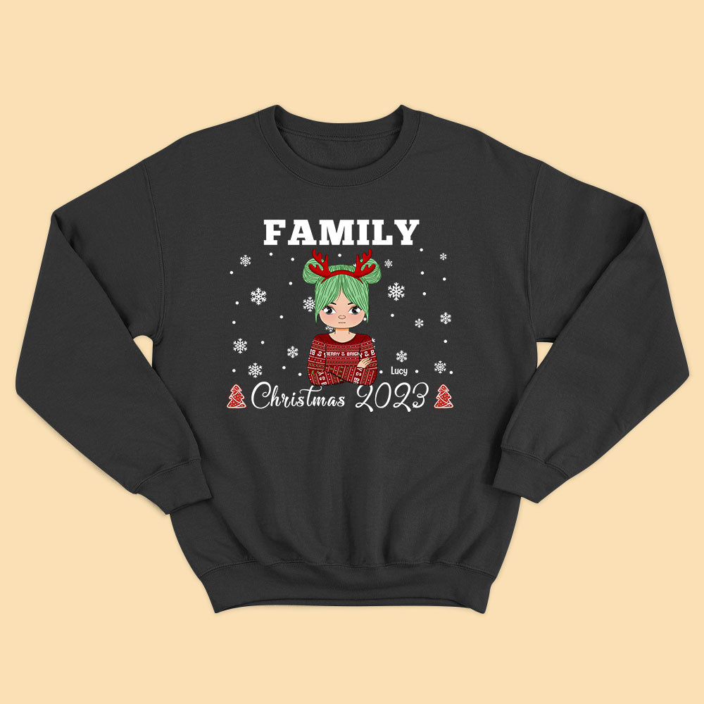 Personalized Christmas Shirt For Family