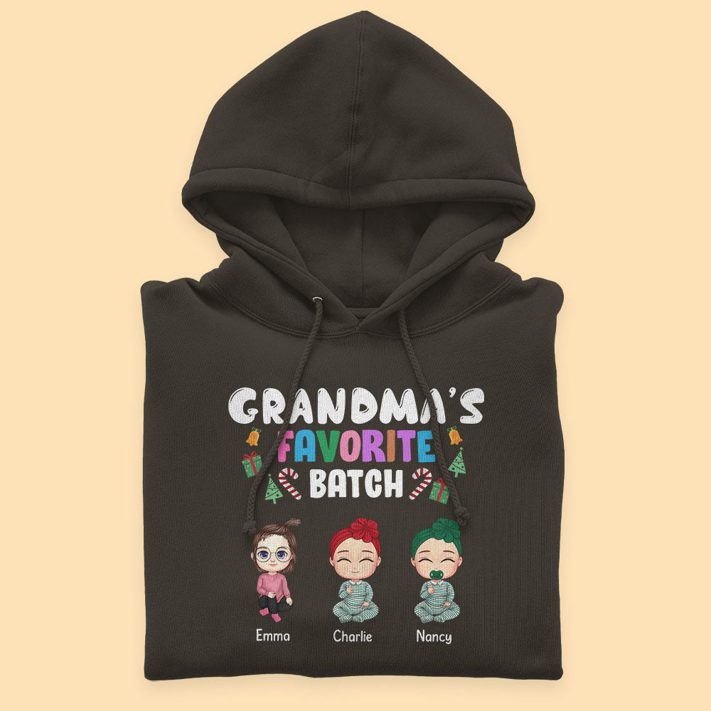 Personalized Christmas Shirt Grandma's Favorite Batch