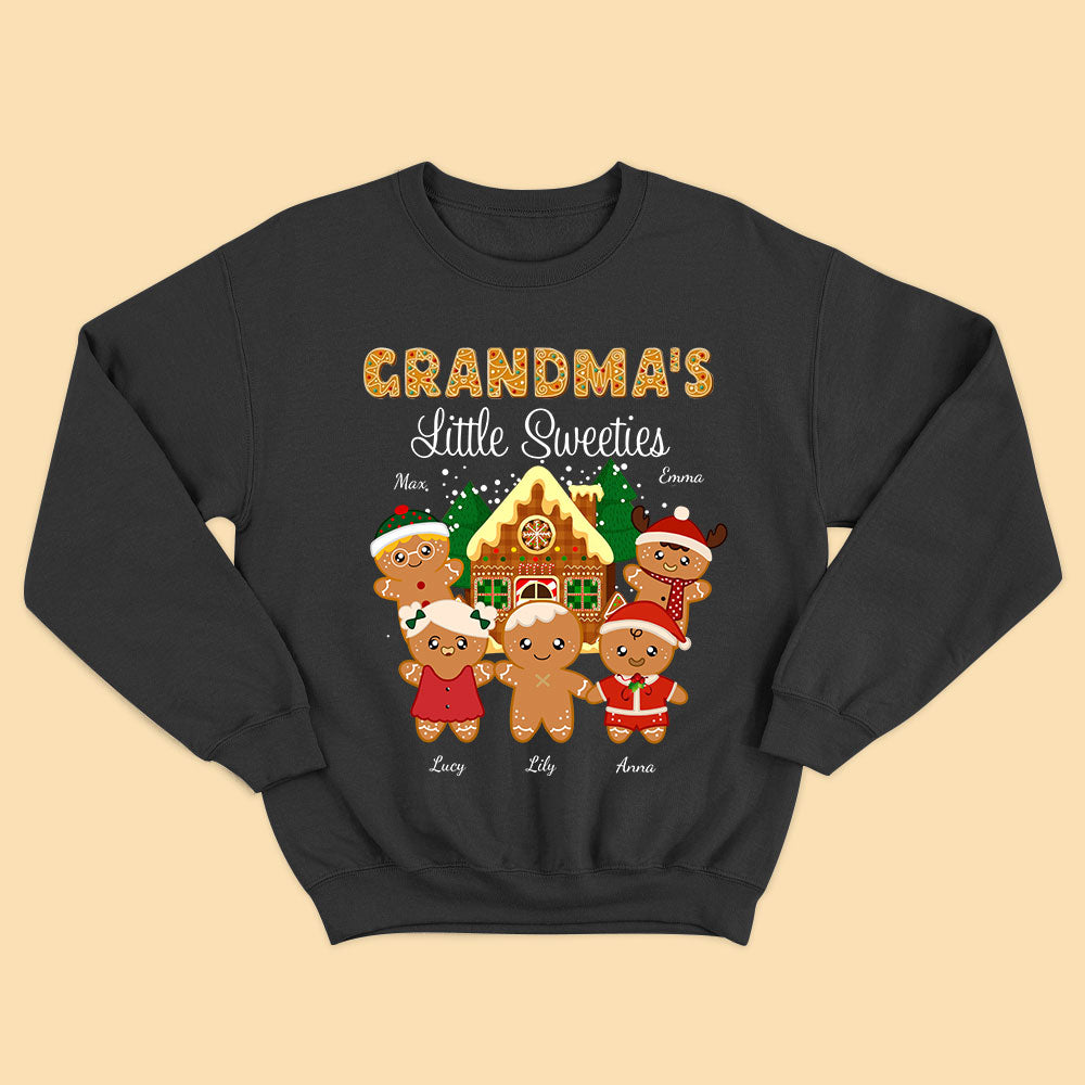 Personalized Christmas Shirts For Family Gramma's Sweeties