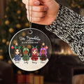 Personalized Christmas Tree Ornaments Bestie Forever