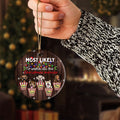 Personalized Dog Christmas Ornaments Most Likely To Watch All The Christmas Movies