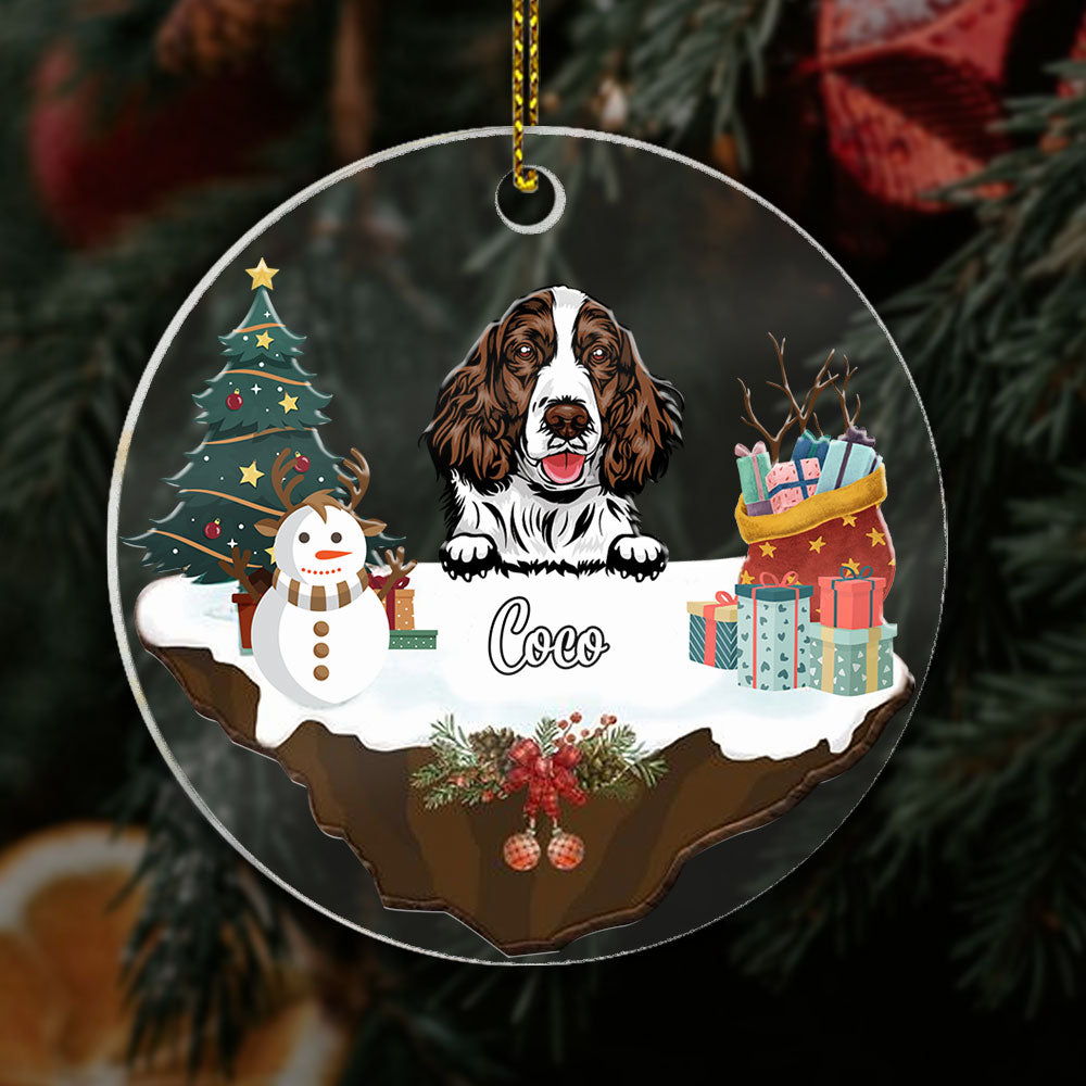 Personalized Dog Christmas Ornaments