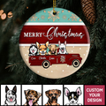 Personalized Dog Ornaments Merry Christmas