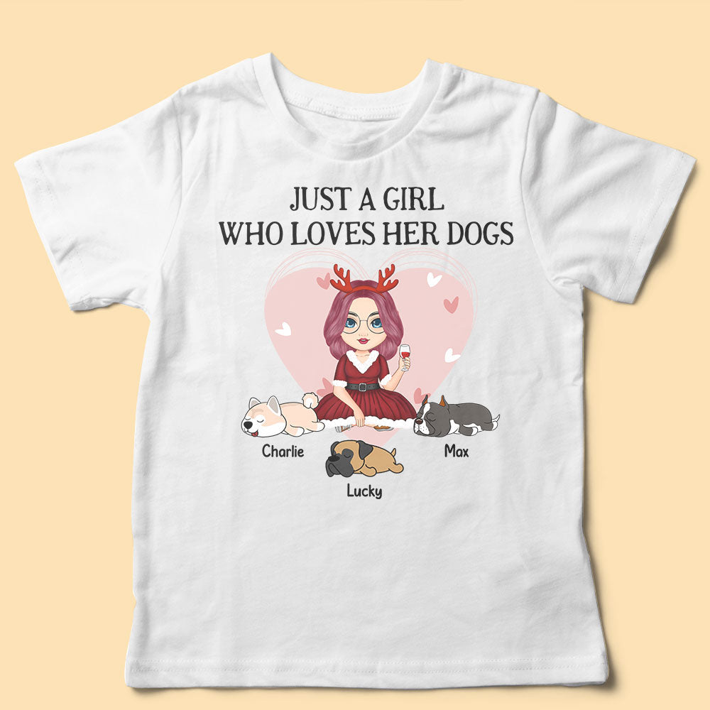 Personalized Dog Shirts Just A Girl Who Love Dogs