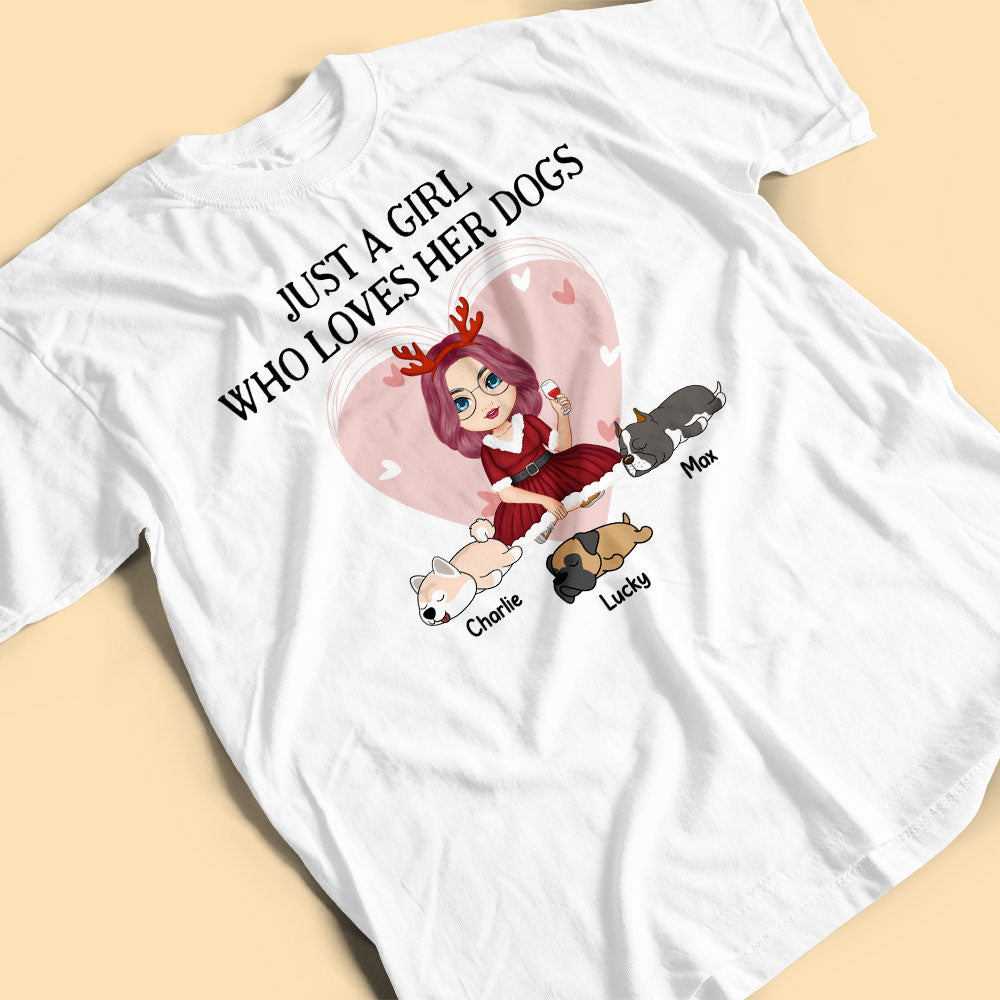 Personalized Dog Shirts Just A Girl Who Love Dogs