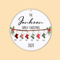 Personalized Family Christmas Ornaments