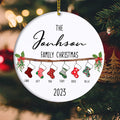 Personalized Family Christmas Ornaments