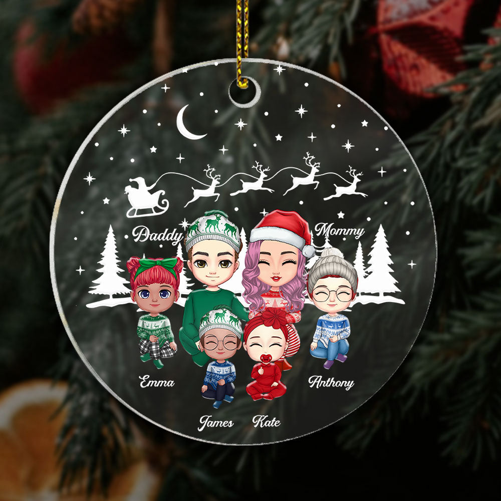 Personalized Family Christmas Ornaments 2023