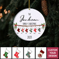 Personalized Family Christmas Ornaments