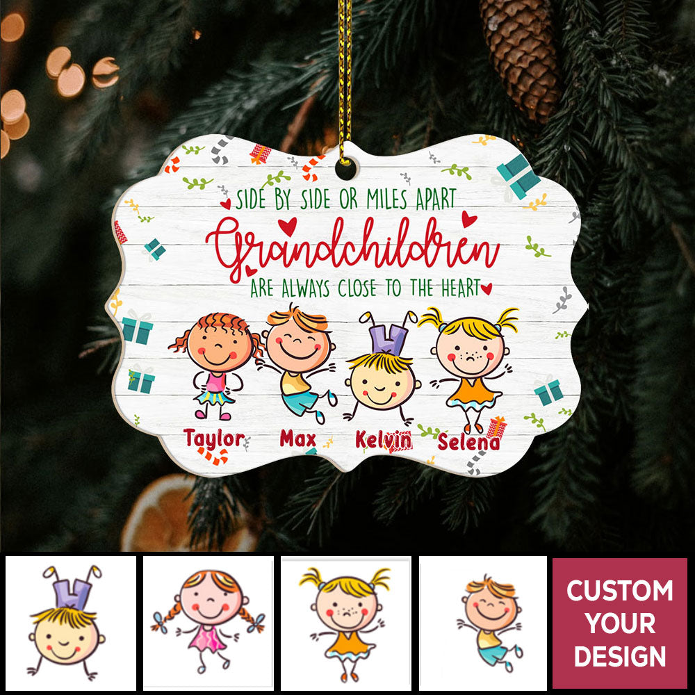 Personalized Family Christmas Ornaments Grandchildren Are Always Close To My Heart