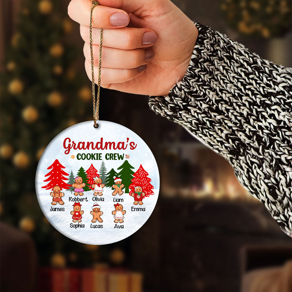 Personalized Family Christmas Ornaments Grandma's Cookie Crew