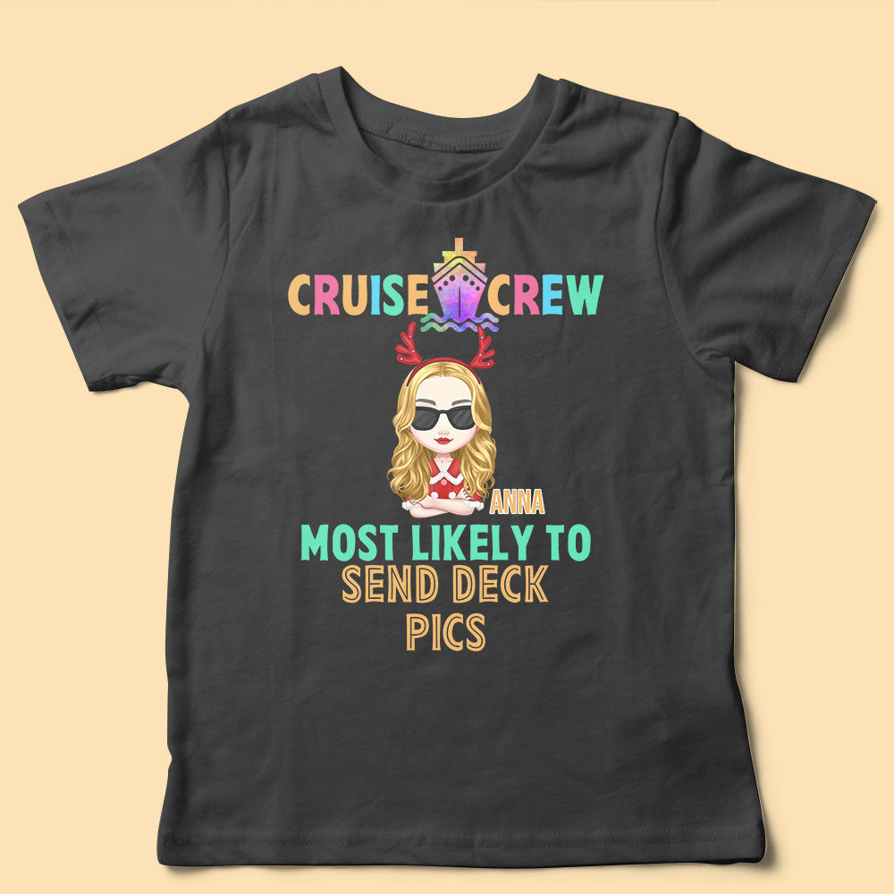 Personalized Family Christmas Shirts Cruise Crew Most Likely To