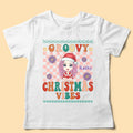 Personalized Family Christmas Shirts Groovy Christmas Vibes