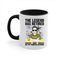 Personalized Father’s Day Mug The Legend Has Retired Not My Problem Anymore