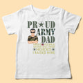 Personalized Fathers Day Shirts Proud Army Dad