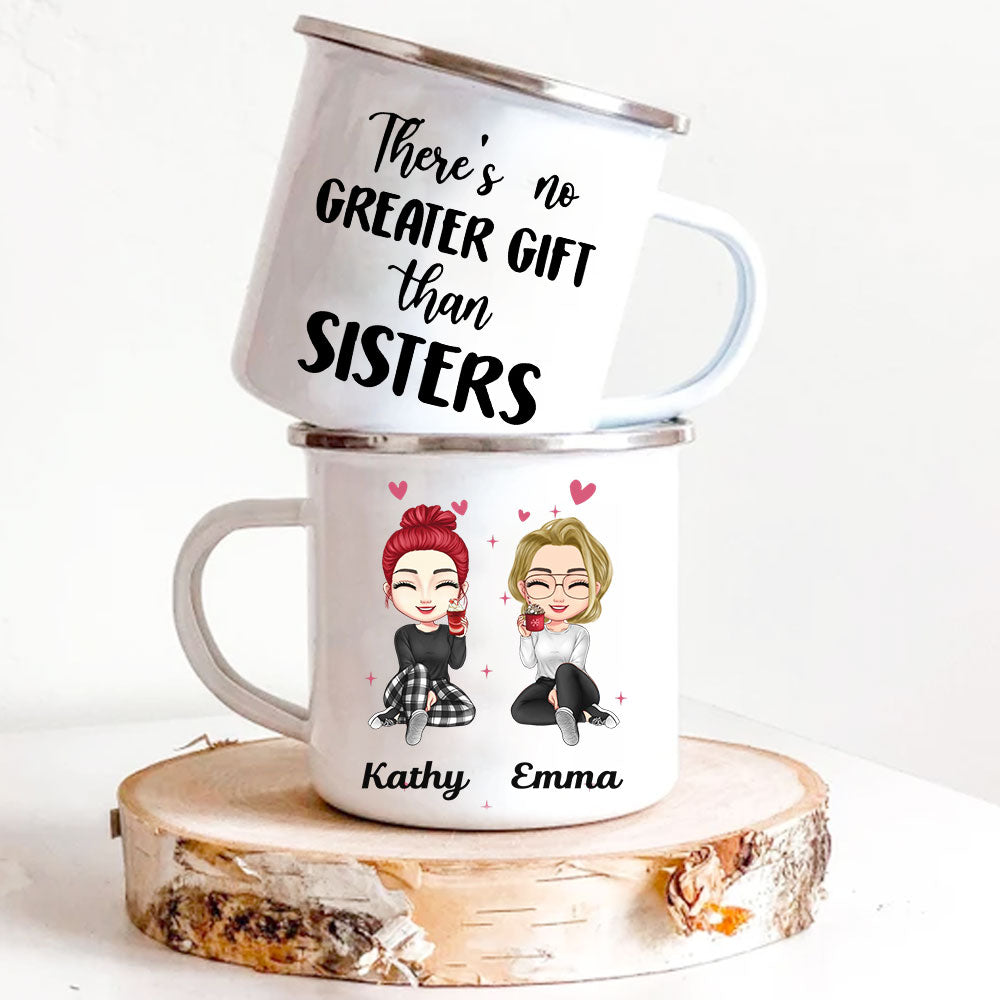 Personalized Gift Sister There's No Greater Gift Than Sisters Mug