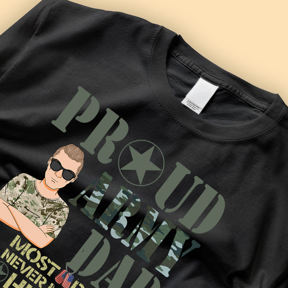 Personalized Gifts For Father’s Day Proud Army Dad Shirt