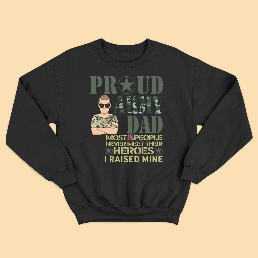 Personalized Gifts For Father’s Day Proud Army Dad Shirt