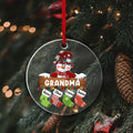 Personalized Grandma Snowman Christmas Ornaments