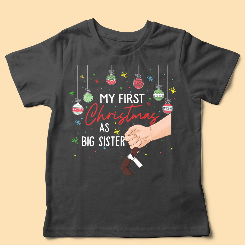 Personalized Matching Family Christmas Shirt My First Christmas As Nana