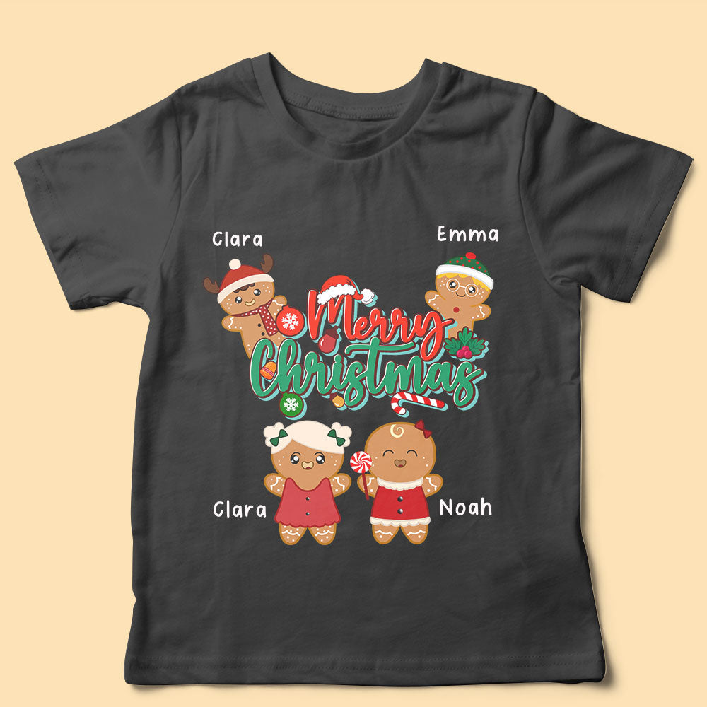 Personalized Merry Christmas Shirts For Family Cookie Baking Crew