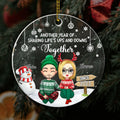 Personalized Ornaments 2023 Another Year Of Sharing Life's Ups And Downs Together