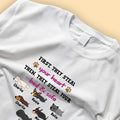 Personalized Pet T Shirts First We Steal Your Heart Then We Steal Your Bed