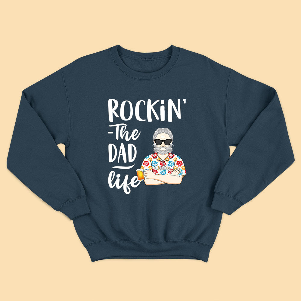 Rockin' The Dad Life Father's Day T Shirt