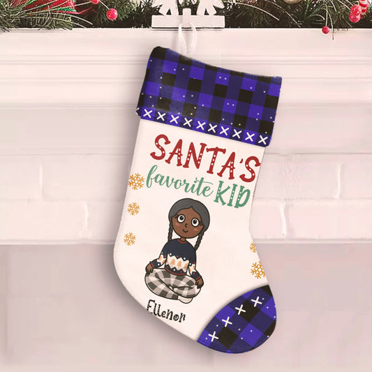 Santa's Choice Personalized Christmas Stockings for Favorite Kids