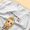 Sister Gift This Is What An Awesome Little Sister Looks Like Personalized Shirt