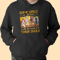 Some Girls Are Just Born With The Beach Personalized Sister Gift Shirt
