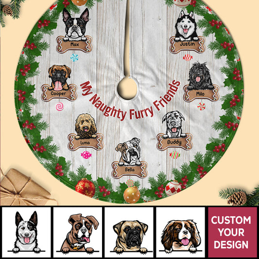 Special Personalized Christmas Tree Skirt For Dog Lovers
