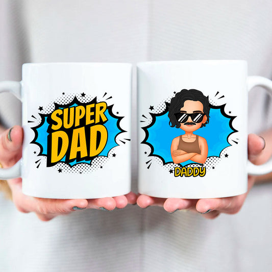 Super Dad Father's Day Personalized Mug