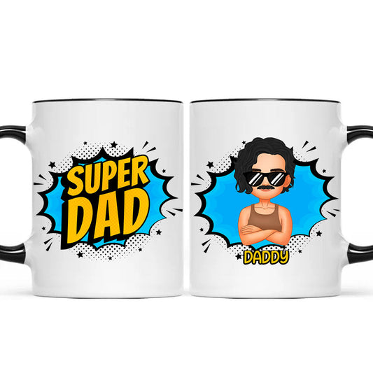 Super Dad Father's Day Personalized Mug