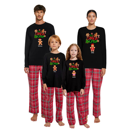 Cookie Baking Crew Personalized Matching Christmas Family Pajamas