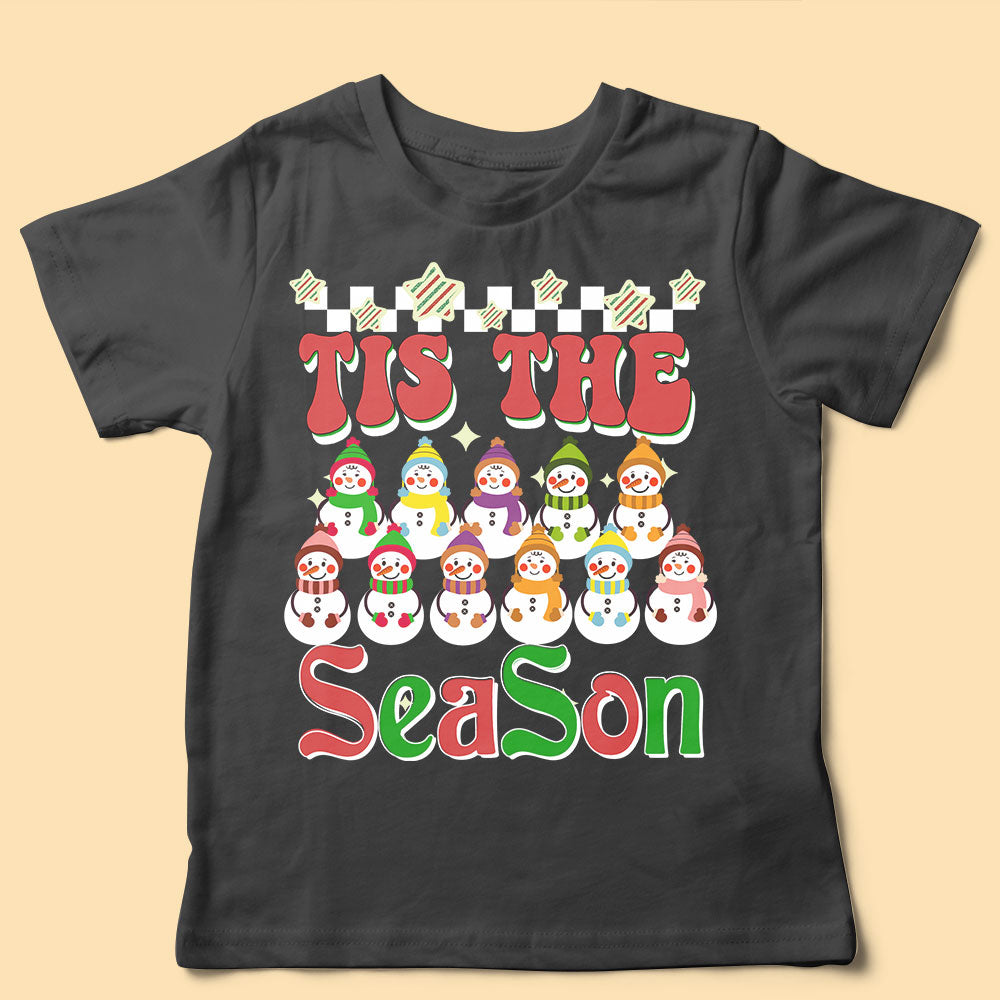 Tis The Season Snowman Christmas Shirts