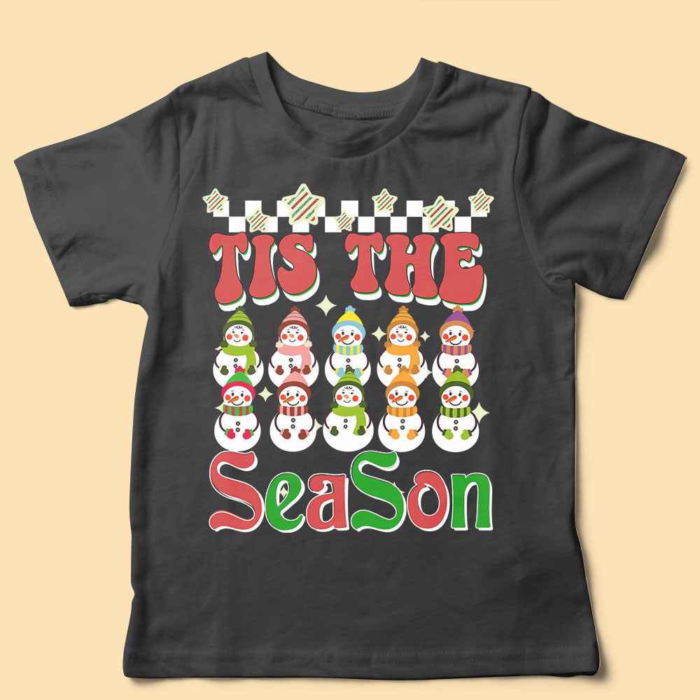 Tis The Season Snowman Christmas Shirts