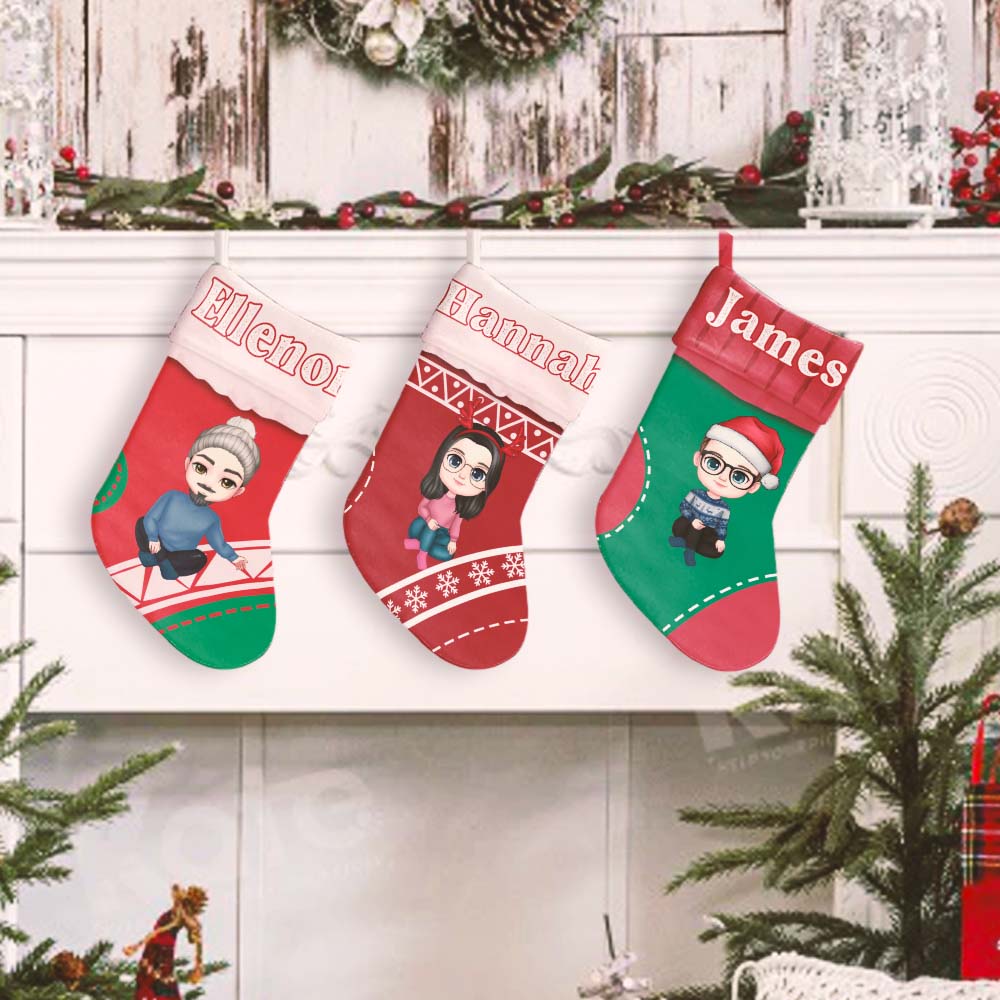 Unique Personalized Christmas Stocking For Family Member