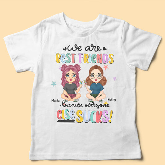 We Are Best Friends Personalized Tee Shirts