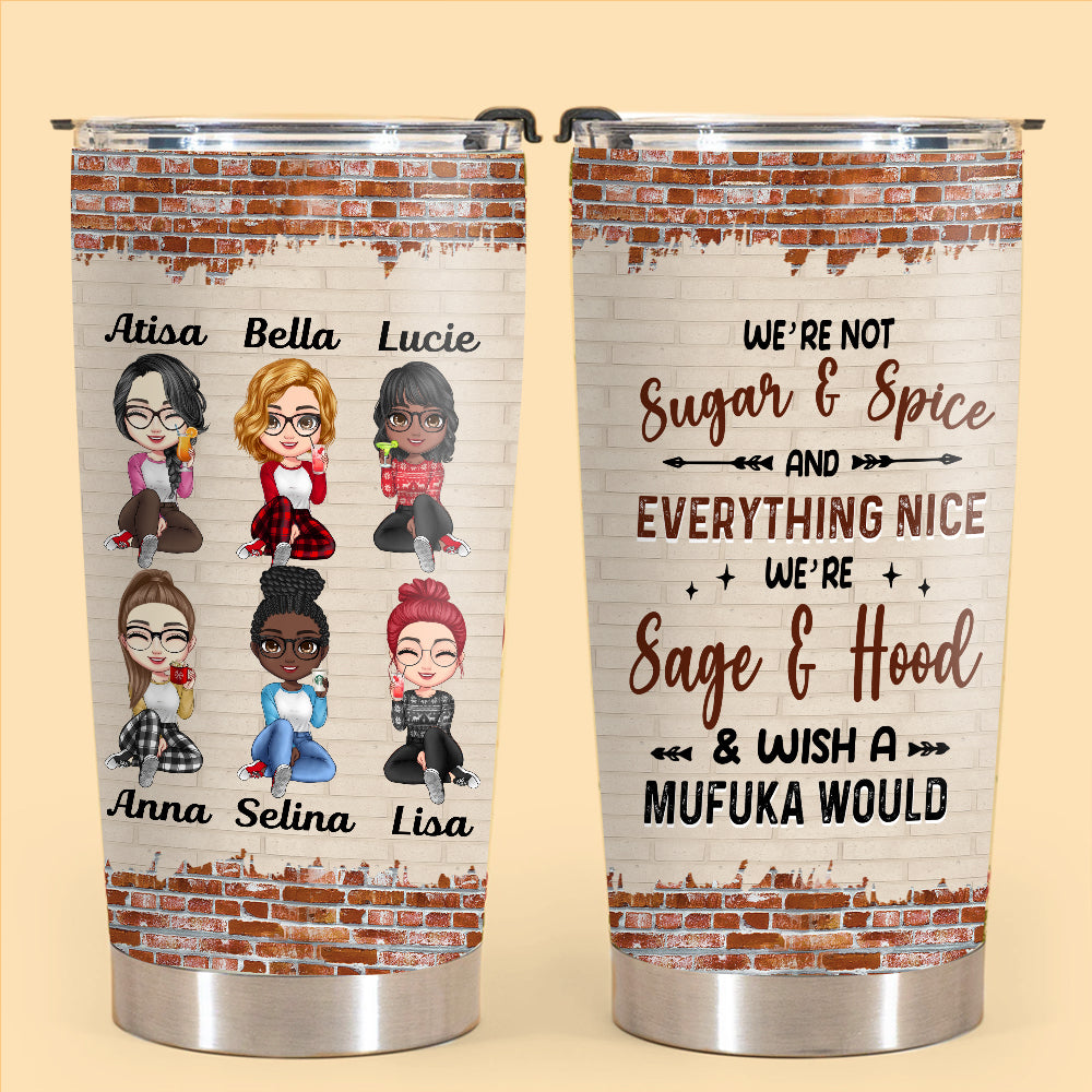 We're Sage & Hood Personalized Tumbler 20oz