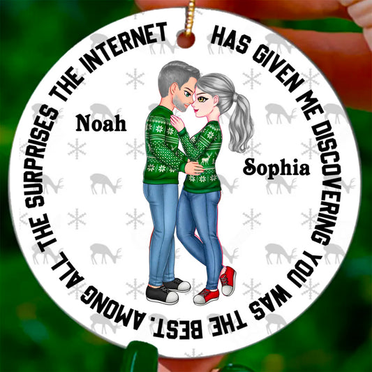 Weird Things Personalized Christmas Ornaments For Couples