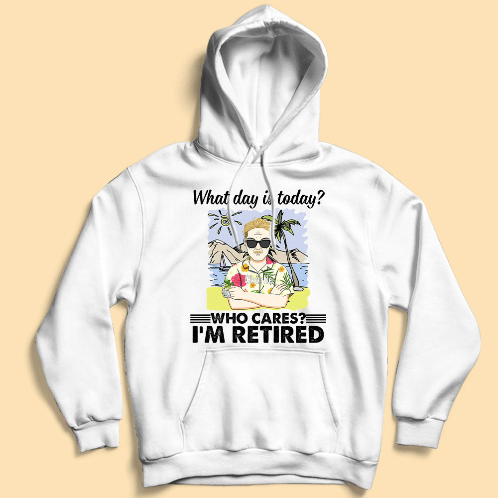 Who Cares I'm Retired Retirement Personalized Shirt